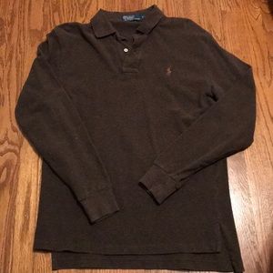Polo long sleeve quarter button